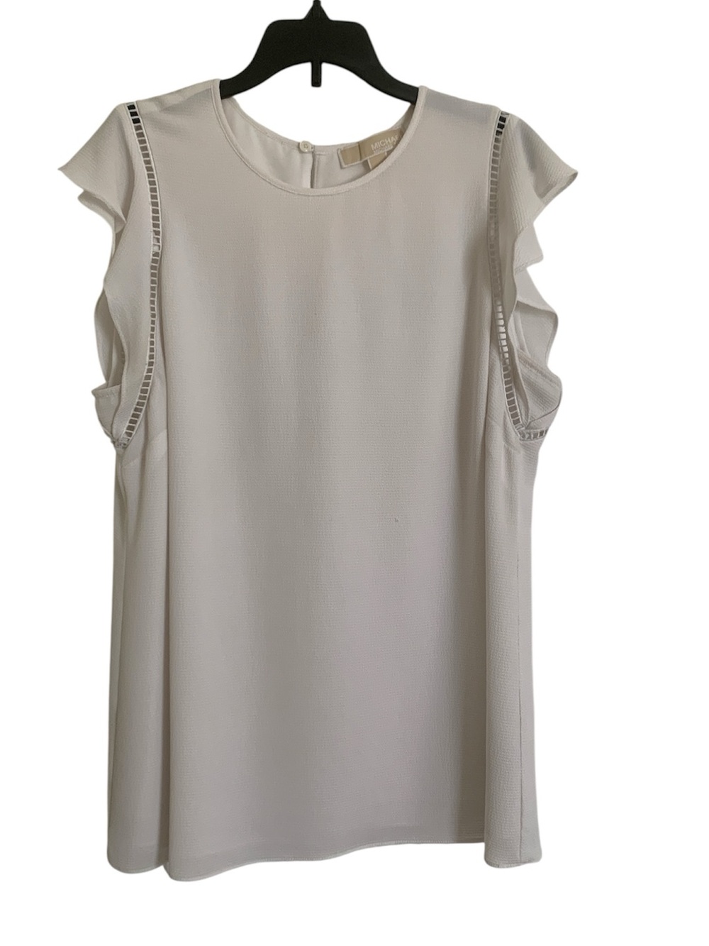 MICHAEL Michael Kors White Blouse with Elegant Design cottagecore fairy large